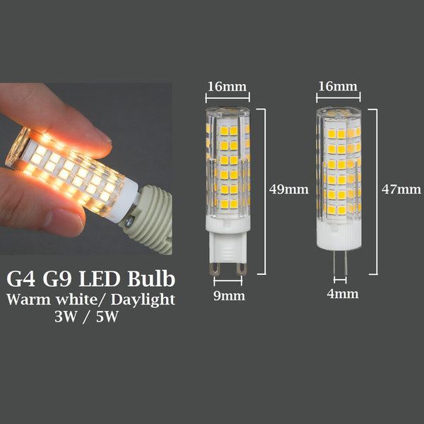 A Comprehensive Guide to Selecting the Perfect G9 and G4 LED Bulbs