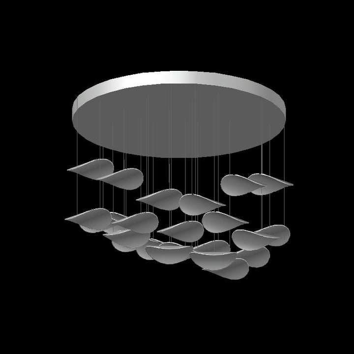 Wave Floating Leaf Chandelier - Vakkerlight