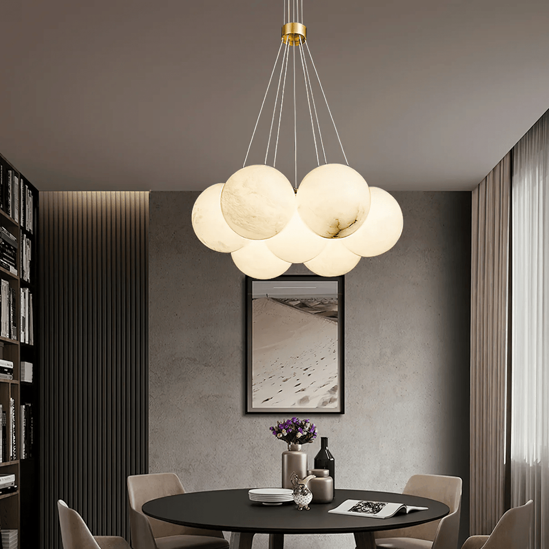 Alabaster Balls Chandelier - Vakkerlight