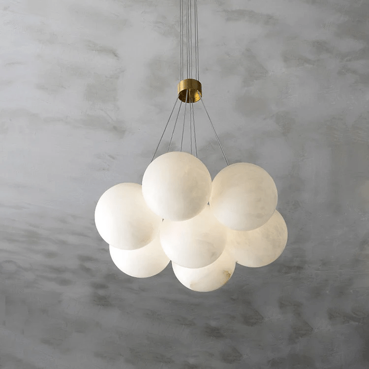 Alabaster Balls Chandelier - Vakkerlight