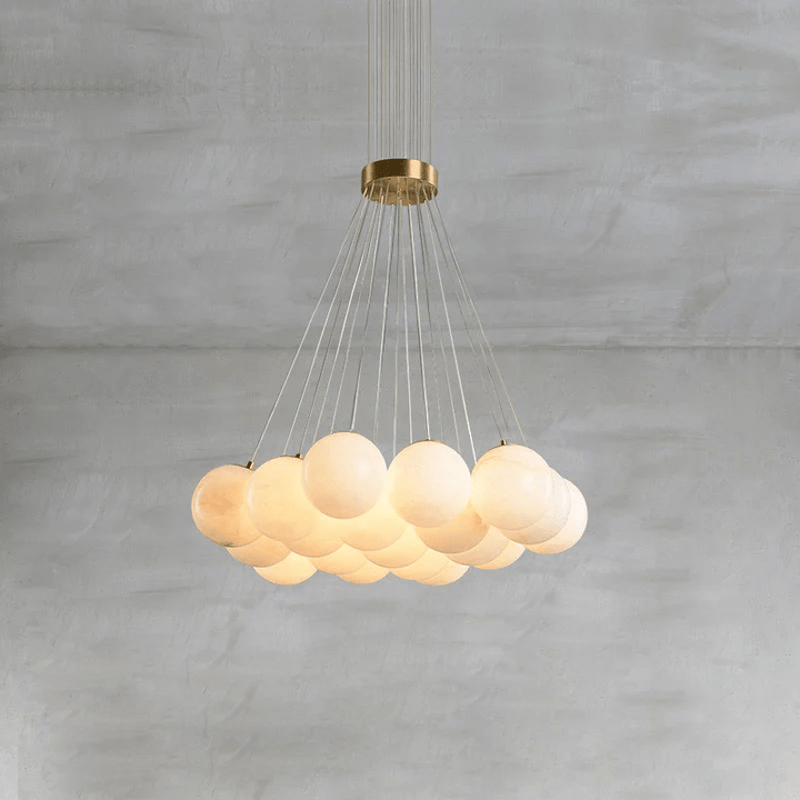 Alabaster Balls Chandelier - Vakkerlight