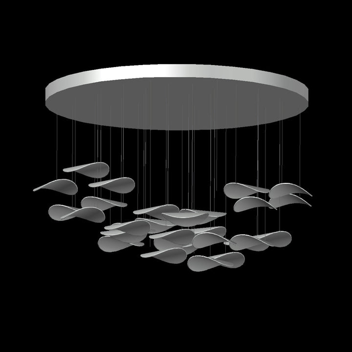 Wave Floating Leaf Chandelier - Vakkerlight