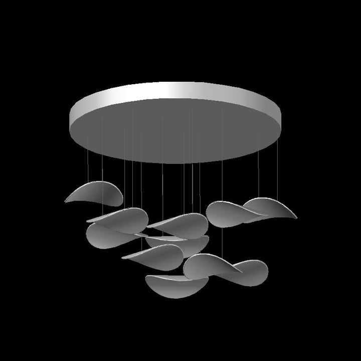 Wave Floating Leaf Chandelier - Vakkerlight