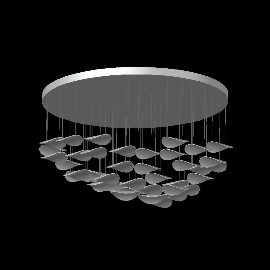 Wave Floating Leaf Chandelier - Vakkerlight