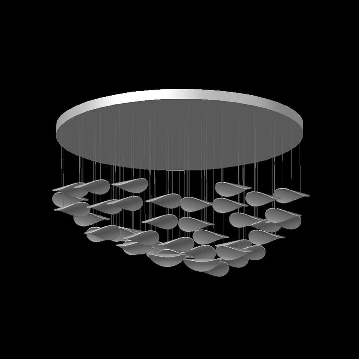 Wave Floating Leaf Chandelier - Vakkerlight