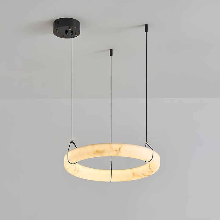 Alabaster Ring Pendant Lamp - Vakkerlight