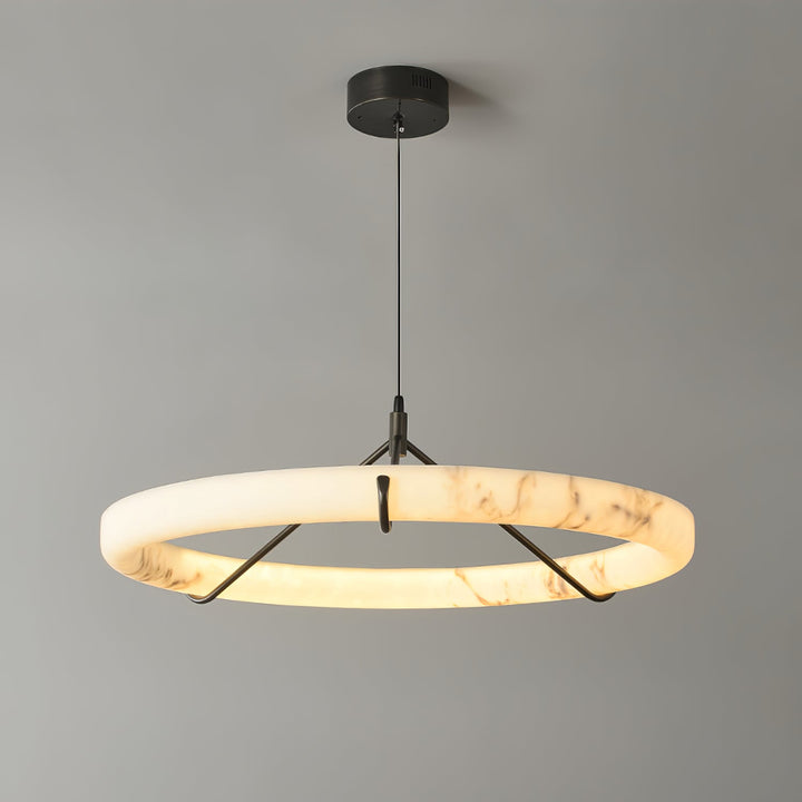 Alabaster Ring Pendant Lamp - Vakkerlight