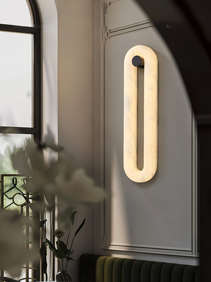 Alabaster Loop Wall Light - Vakkerlight