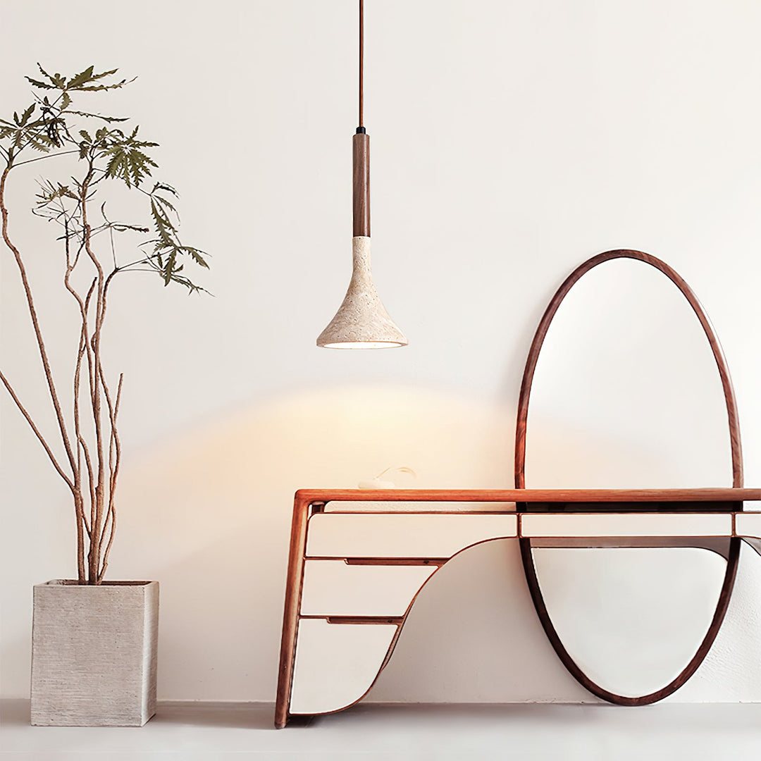 Aplomb Travertine Pendant Lamp - Vakkerlight