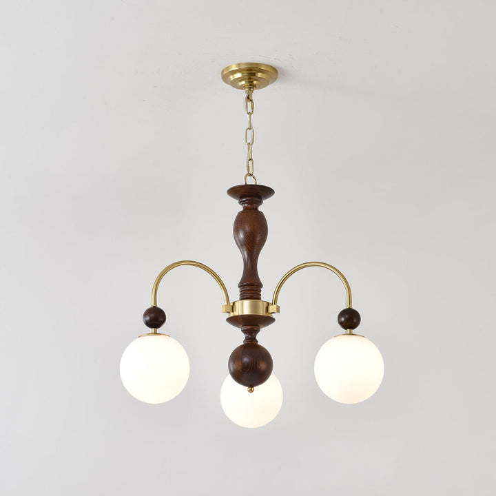 Archway Walnut Color Chandelier - Vakkerlight