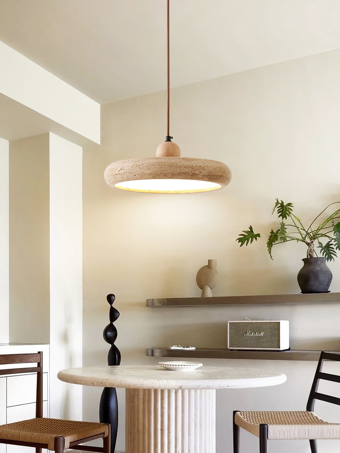 Aurelio Travertine Pendant Light - Vakkerlight