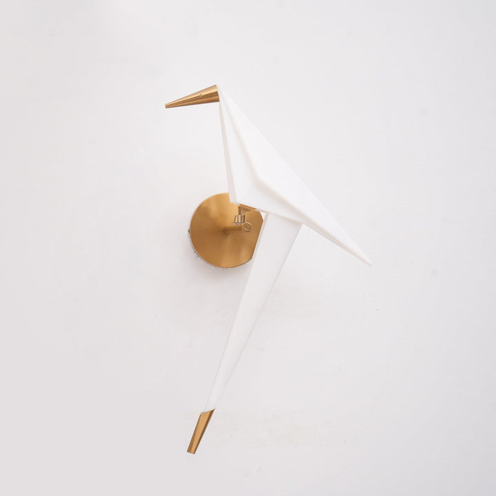 Paper Crane Plug-In Wall Lamp