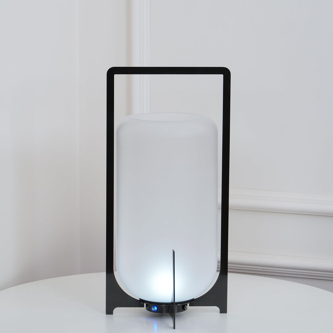 Black Twilight Lantern Table Lamp