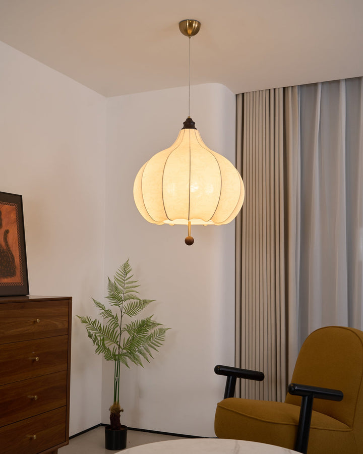 Chestnut Fabric Pendant Light - Vakkerlight
