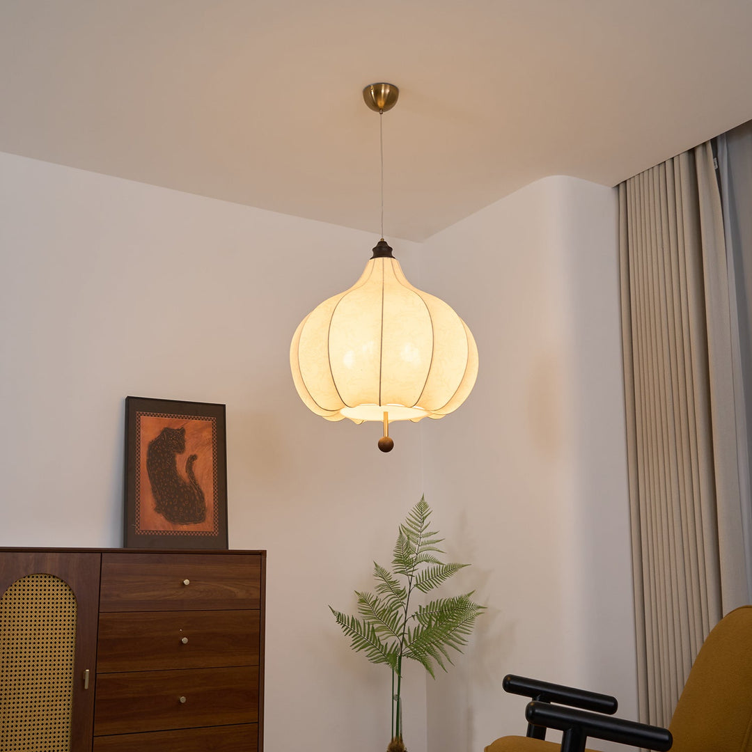 Chestnut Fabric Pendant Light - Vakkerlight
