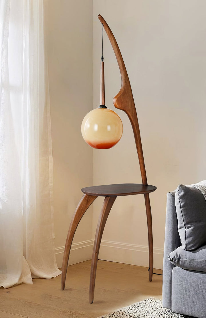 Curved Mantis Arm Floor Lamp - Vakkerlight