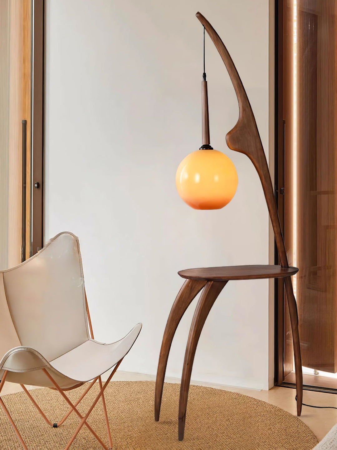 Curved Mantis Arm Floor Lamp - Vakkerlight