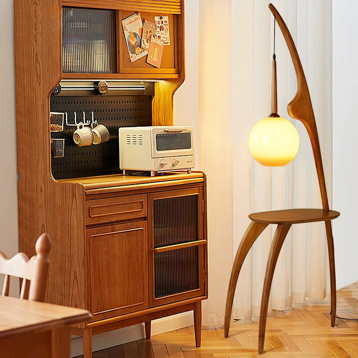 Curved Mantis Arm Floor Lamp - Vakkerlight