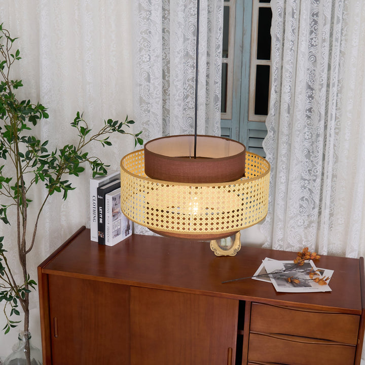 Drum Shade Pendant Light - Vakkerlight