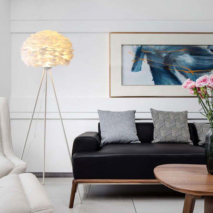 Eos Feather Floor Lamp - Vakkerlight