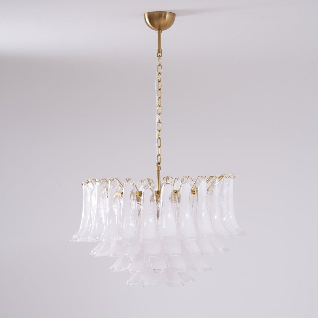 Fiora Pink Glass Chandelier - Vakkerlight