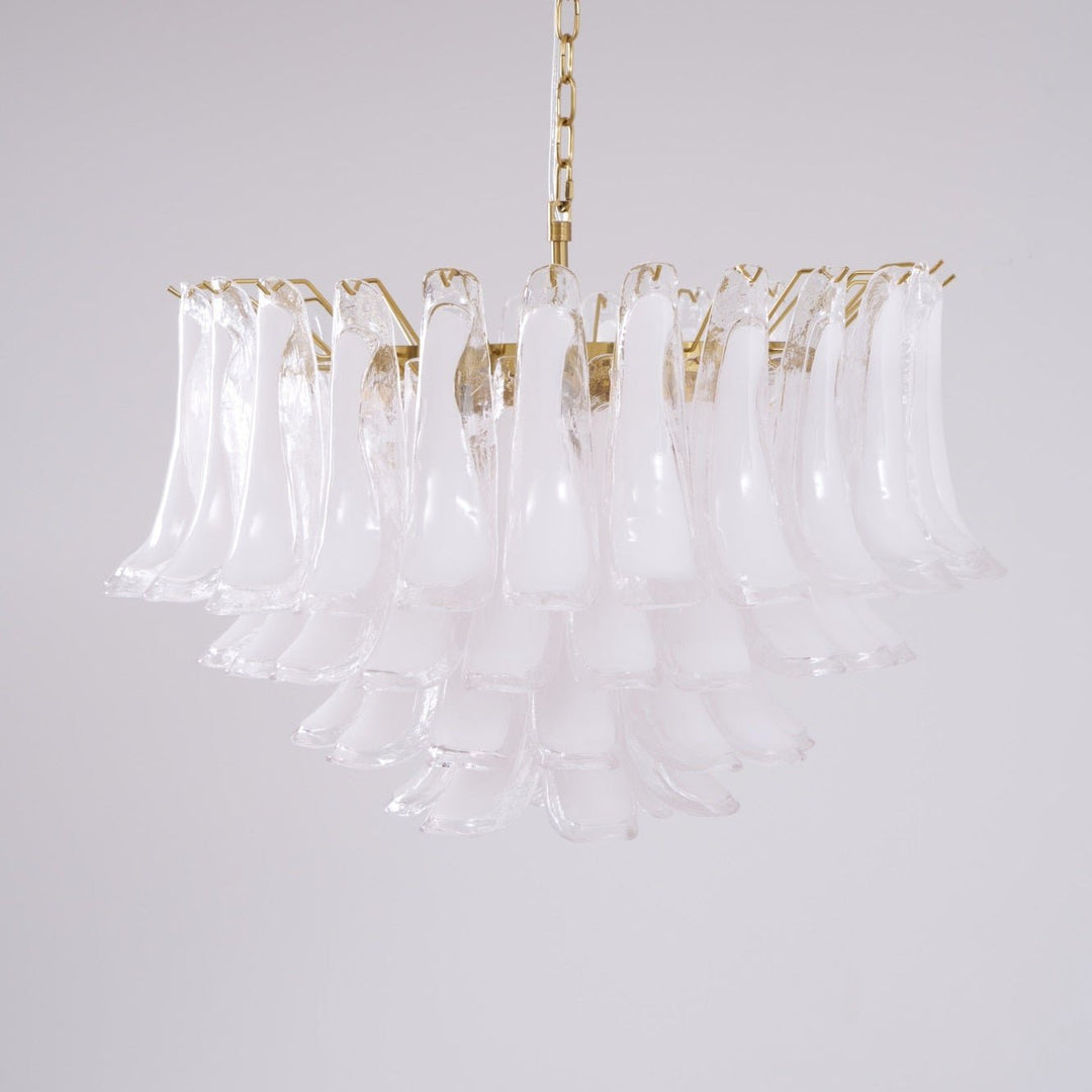 Fiora Pink Glass Chandelier - Vakkerlight