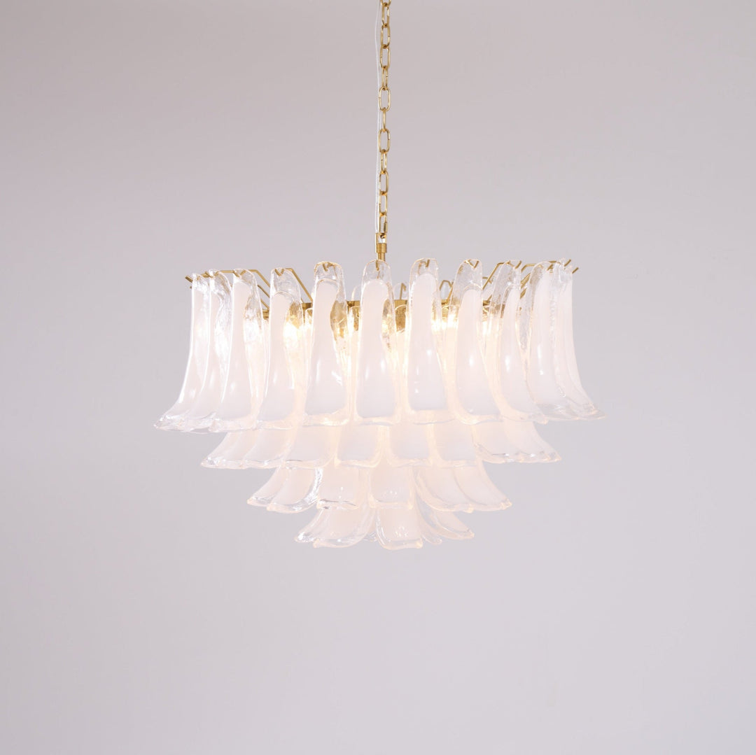 Fiora Pink Glass Chandelier - Vakkerlight