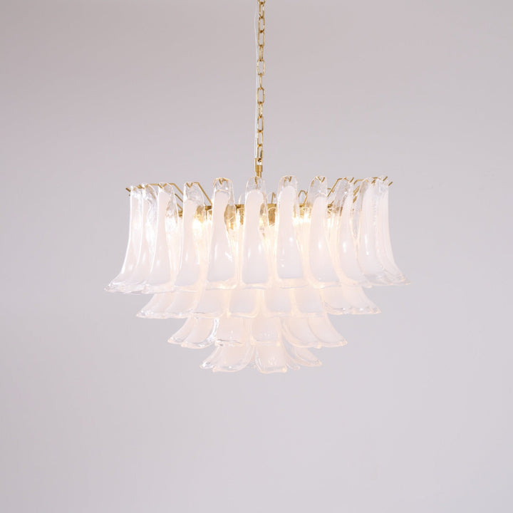 Fiora Pink Glass Chandelier - Vakkerlight