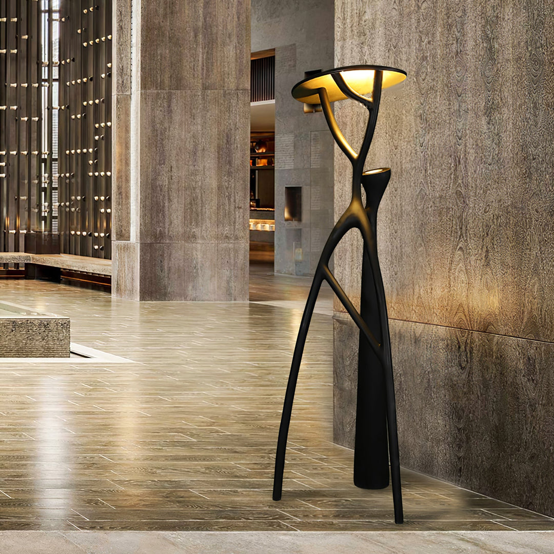Gothic Tree Sculpture Floor Lamp - Vakkerlight