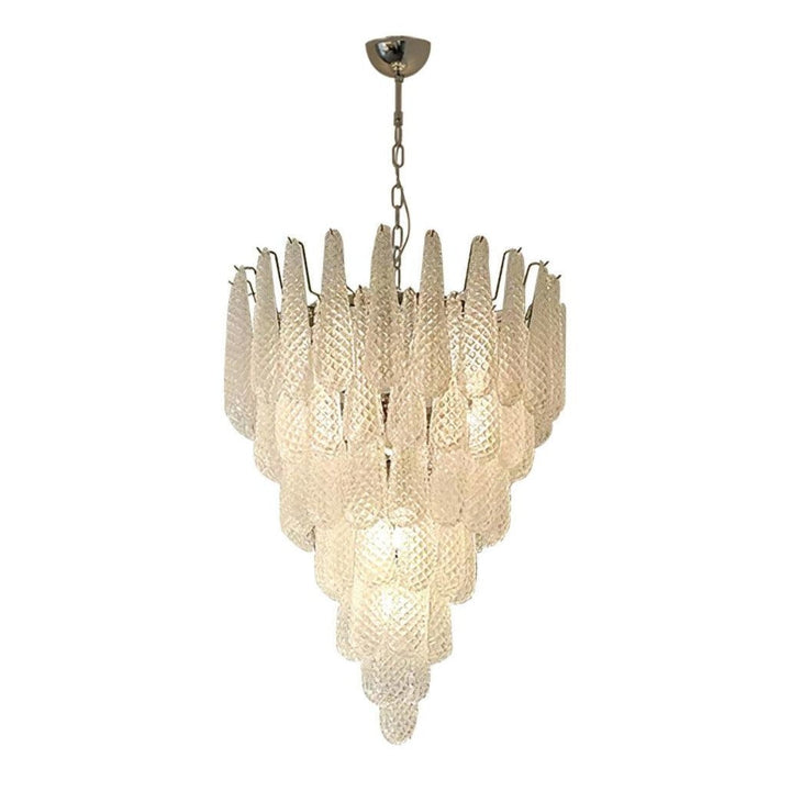 Grid Glass Waterfall Chandelier - Vakkerlight