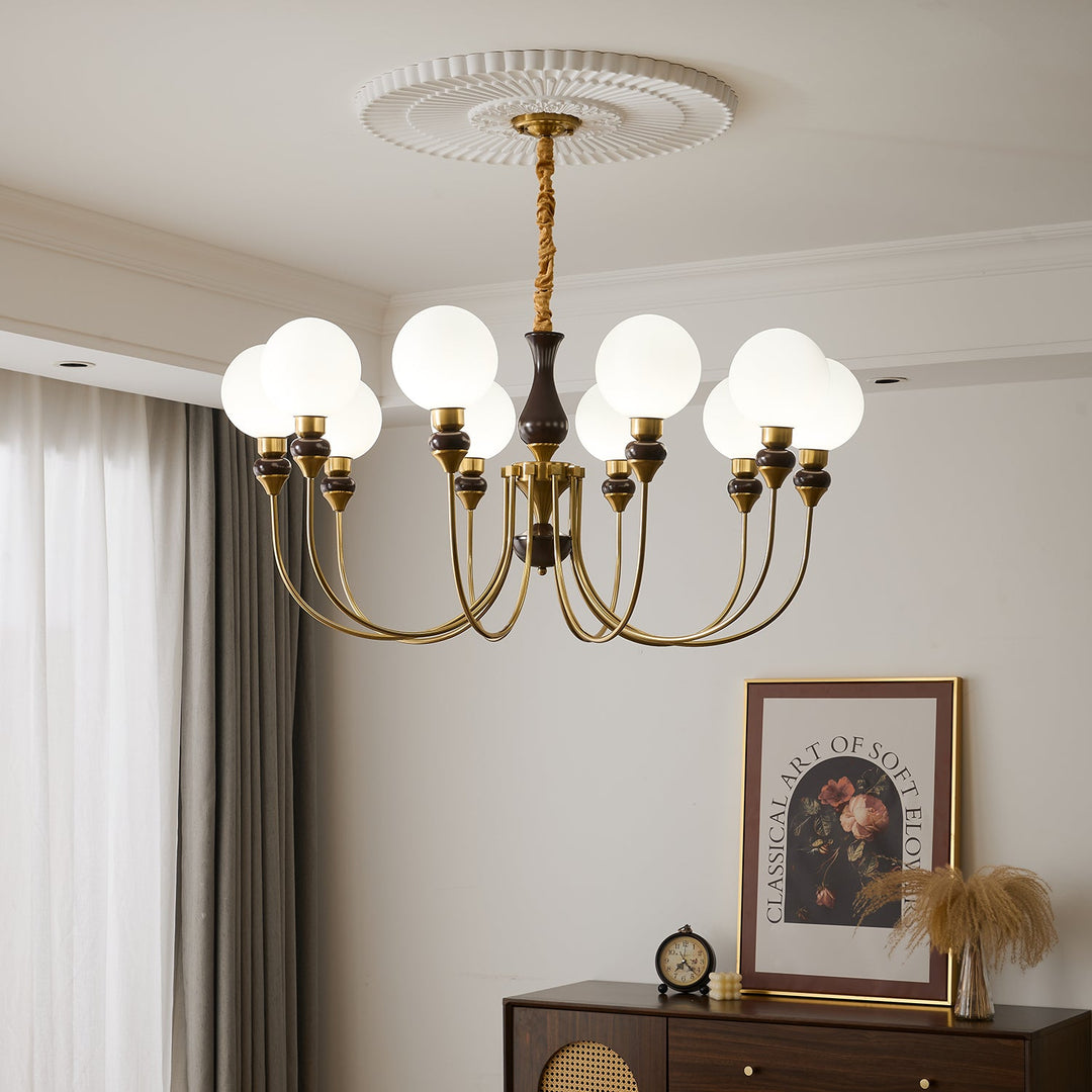 Helena Curve Chandelier - Vakkerlight