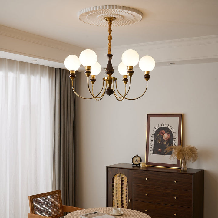 Helena Curve Chandelier - Vakkerlight