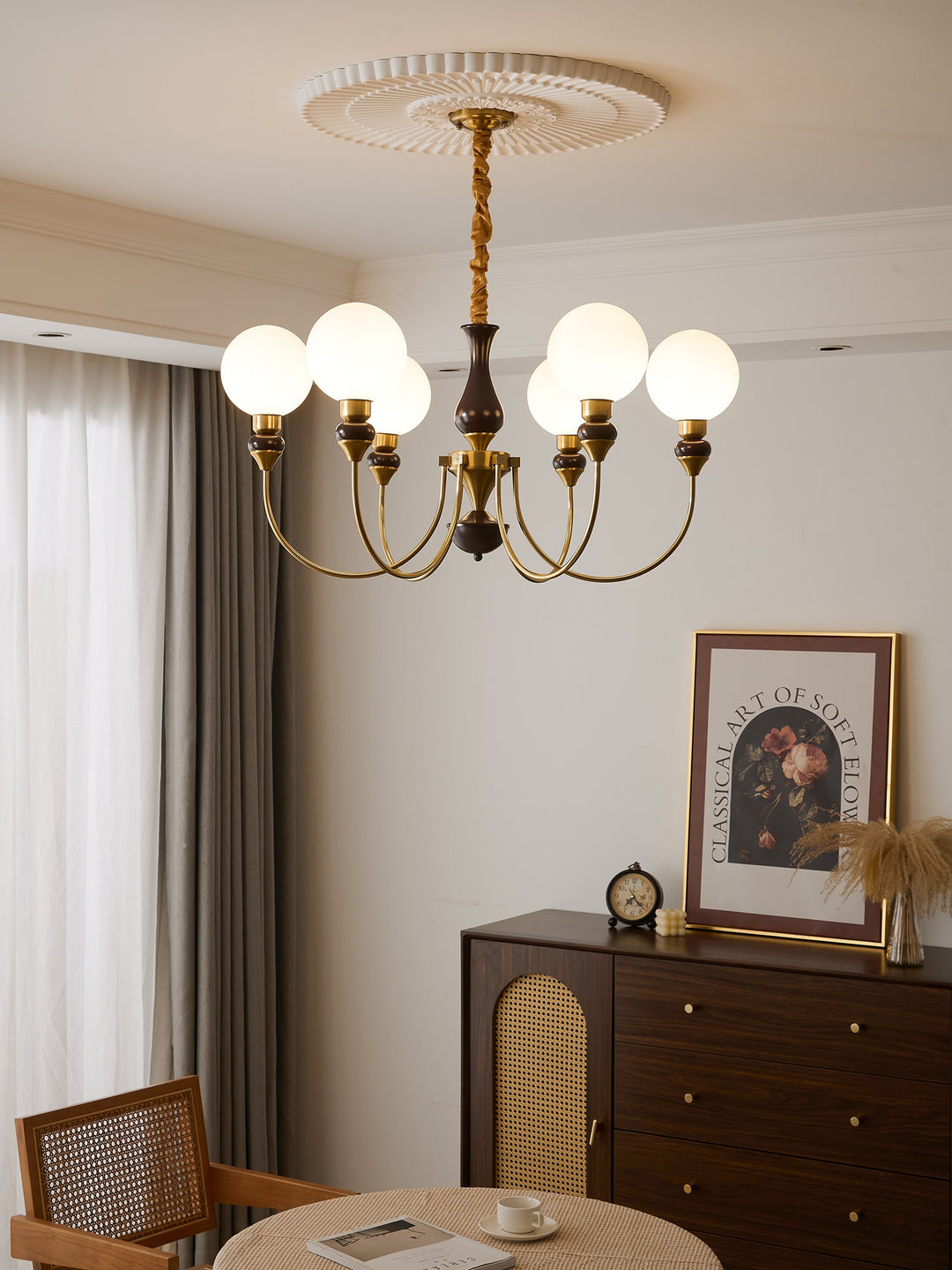Helena Curve Chandelier - Vakkerlight
