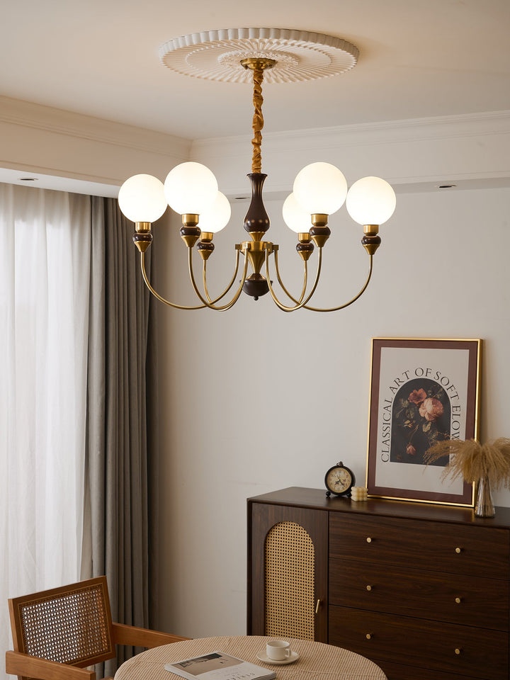 Helena Curve Chandelier - Vakkerlight