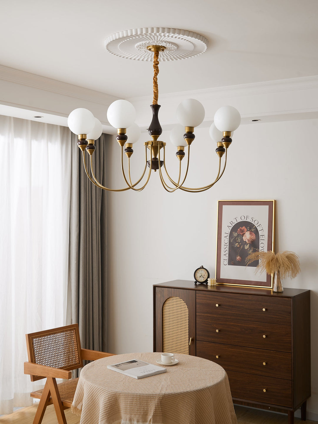 Helena Curve Chandelier - Vakkerlight