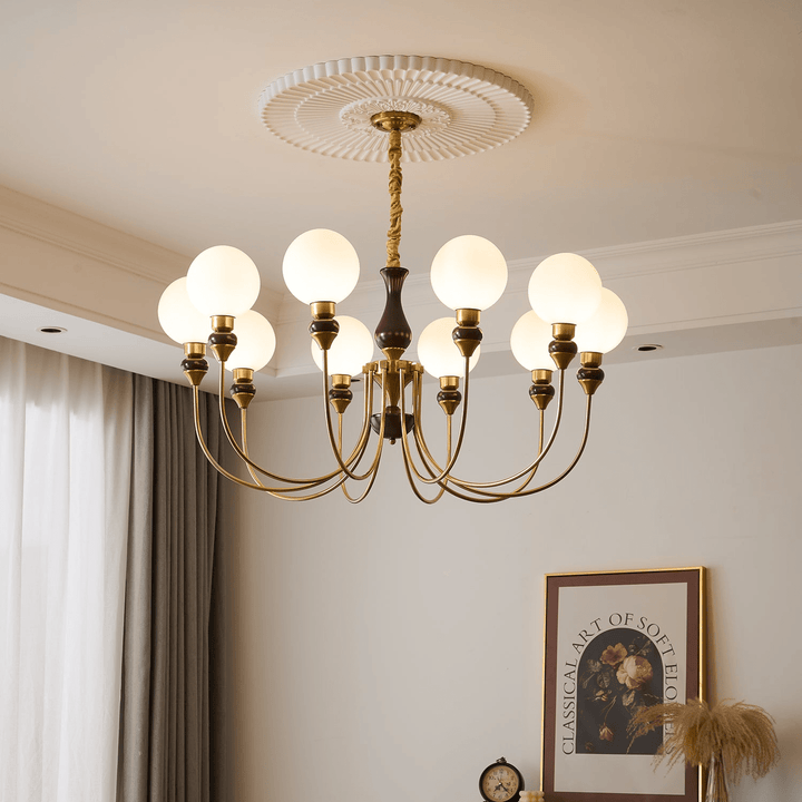 Helena Curve Chandelier - Vakkerlight