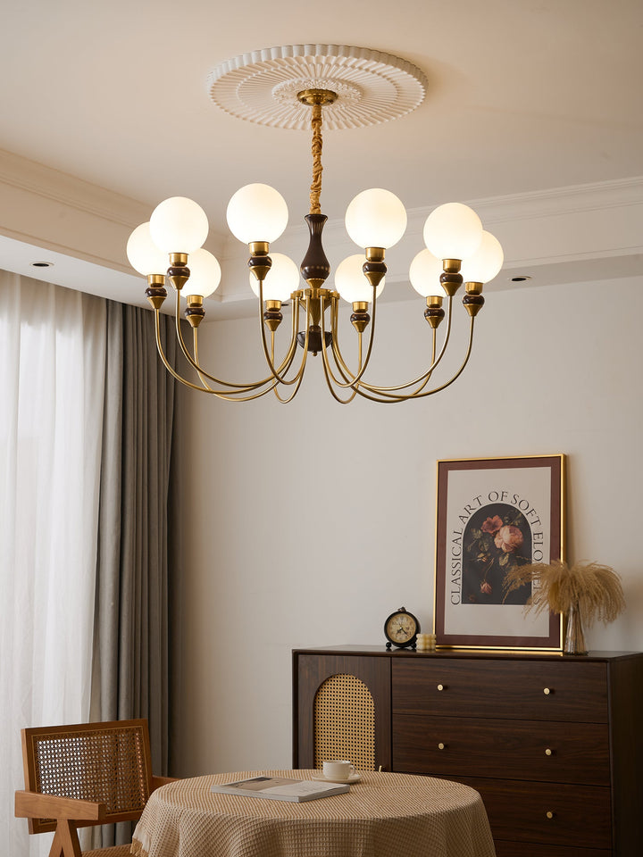 Helena Curve Chandelier - Vakkerlight