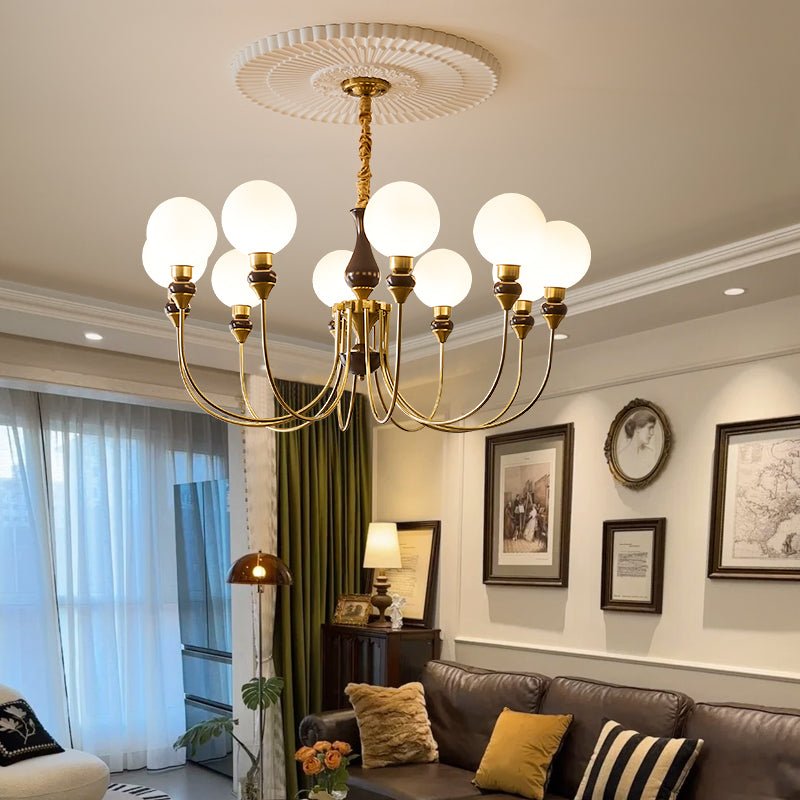 Helena Curve Chandelier - Vakkerlight