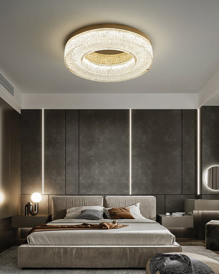 Ice Crack Circle Ceiling Lamp - Vakkerlight