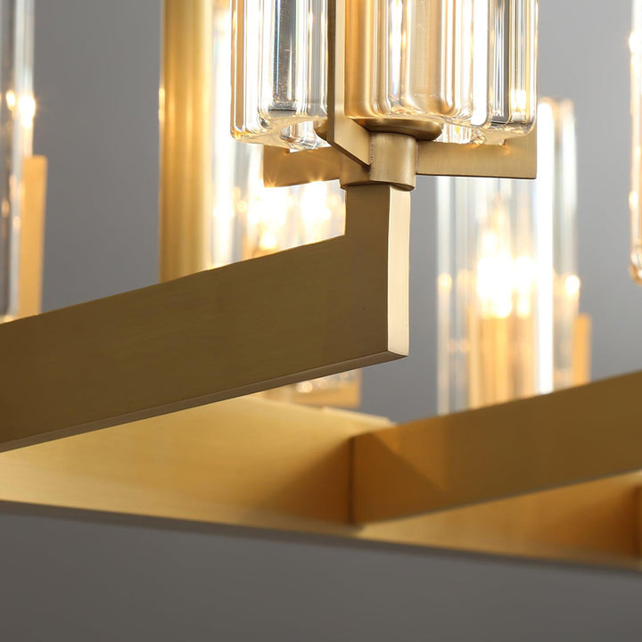 Kayla Brass Chandelier - Vakkerlight