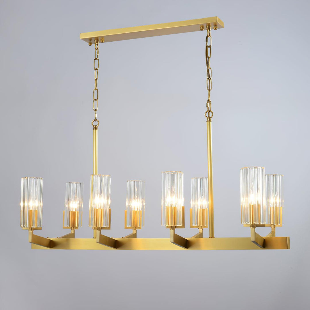 Kayla Brass Chandelier - Vakkerlight
