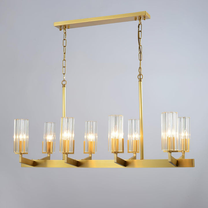 Kayla Brass Chandelier - Vakkerlight