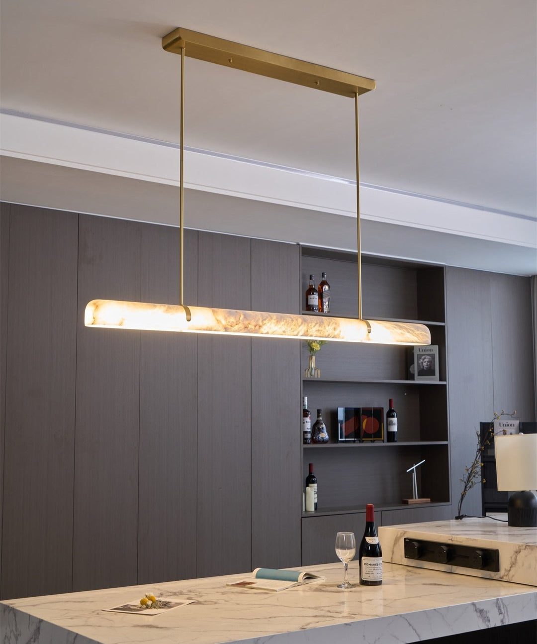 Linear Alabaster Chandelier - Vakkerlight