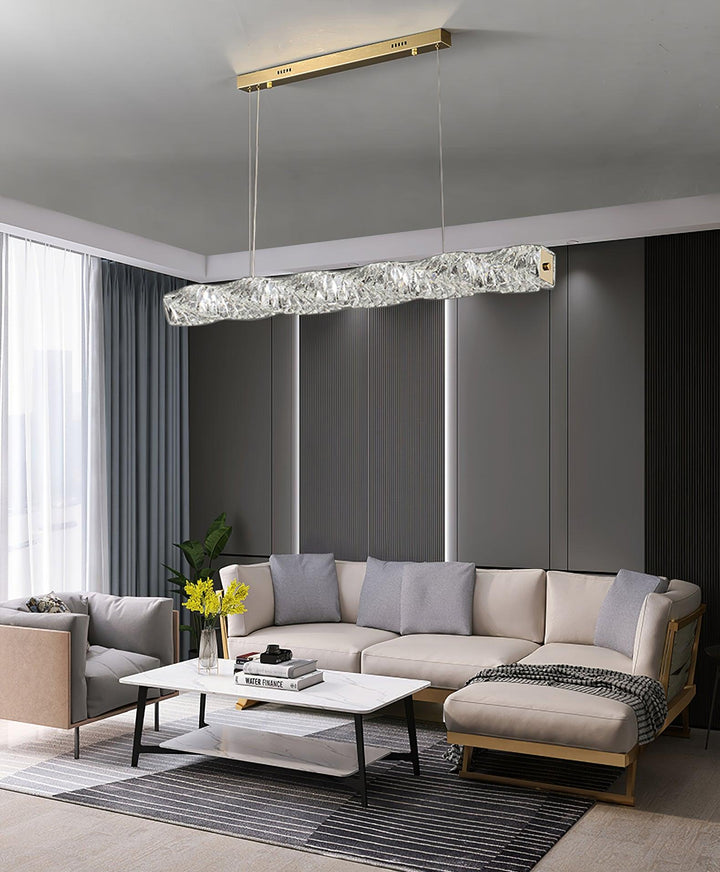 Long Crystal Pendant Lamp - Vakkerlight