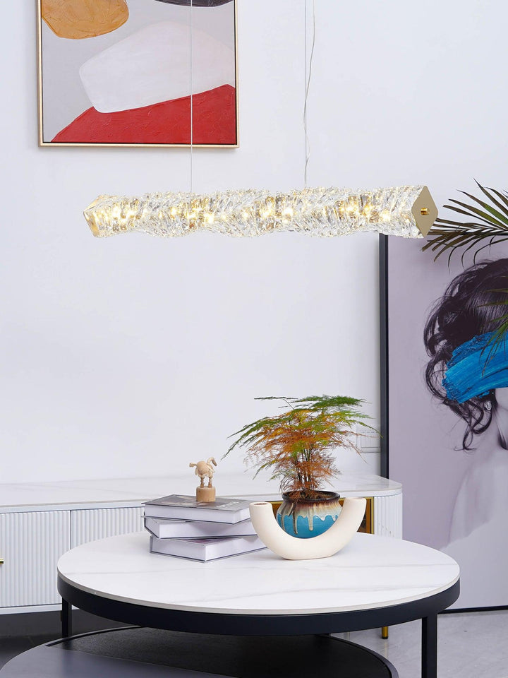 Long Crystal Pendant Lamp - Vakkerlight