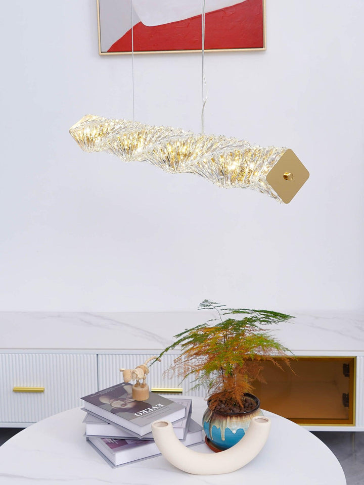 Long Crystal Pendant Lamp - Vakkerlight