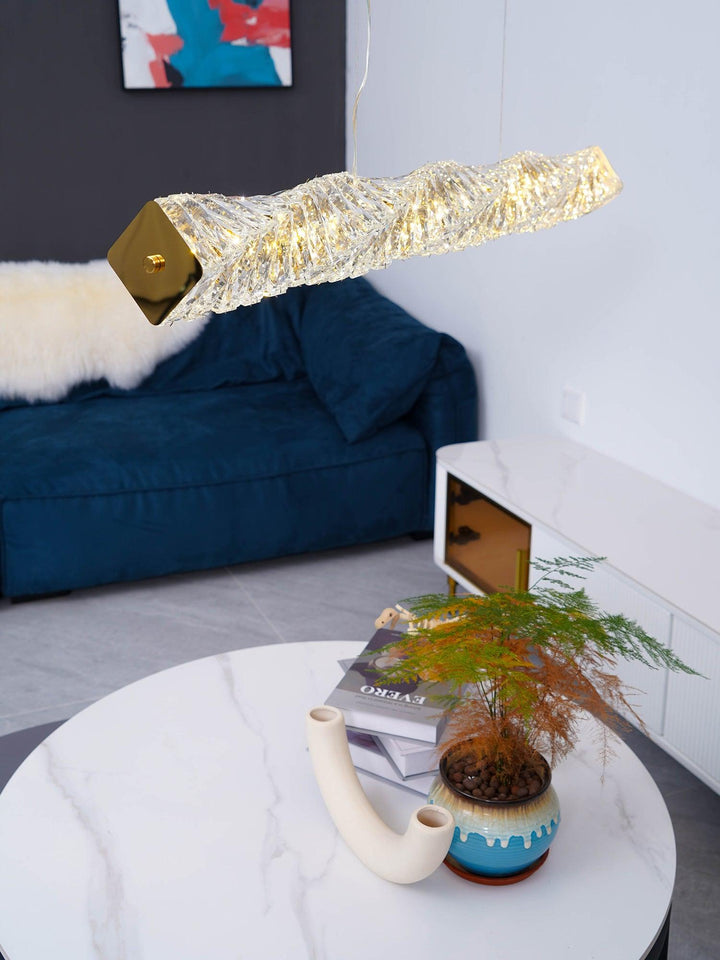 Long Crystal Pendant Lamp - Vakkerlight