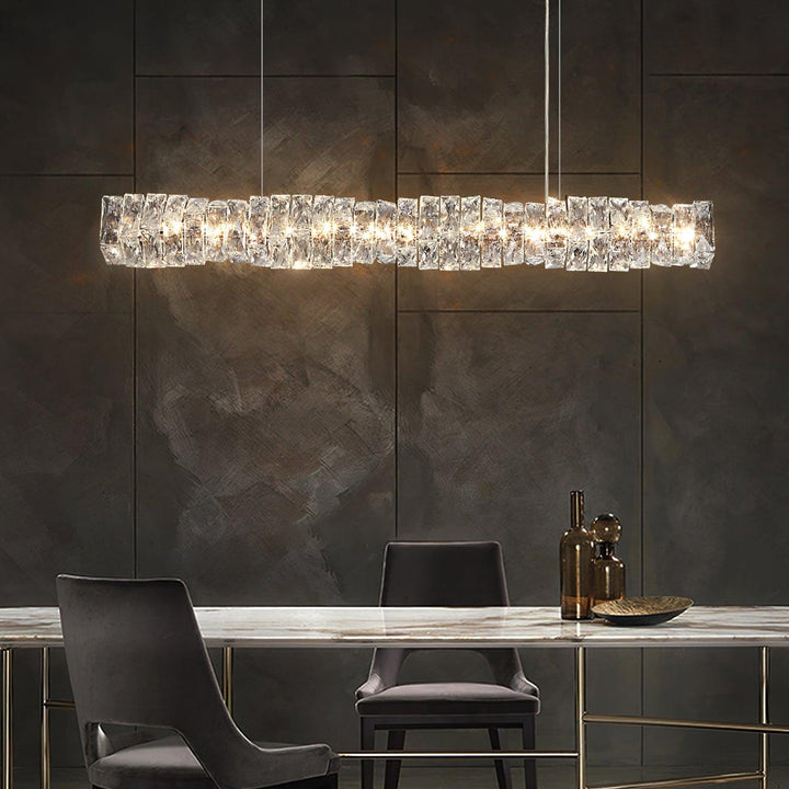 Long Crystal Pendant Lamp - Vakkerlight