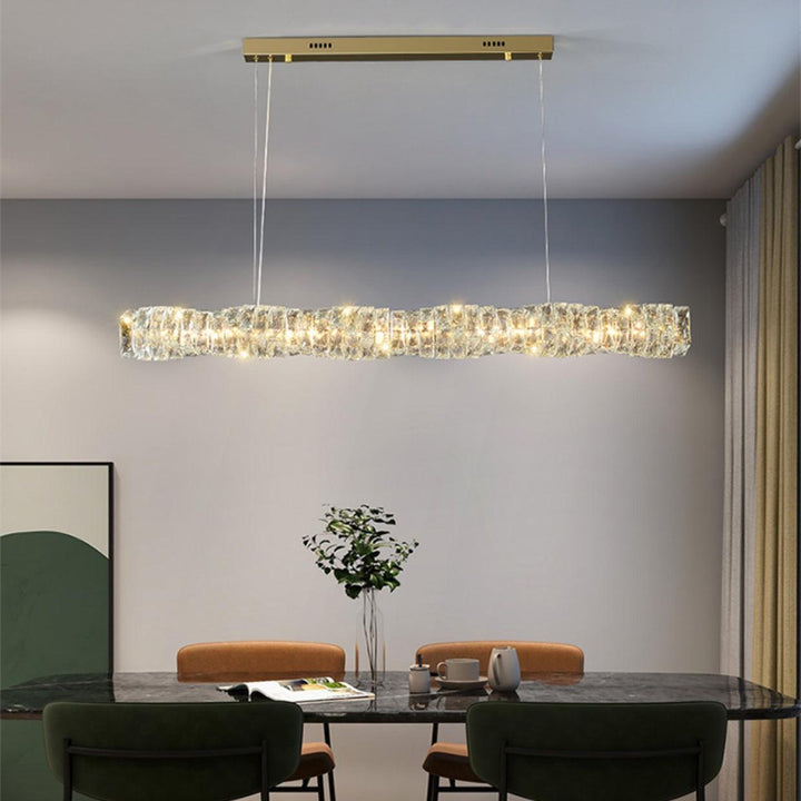 Long Crystal Pendant Lamp - Vakkerlight