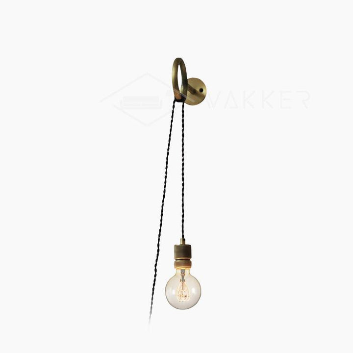 Loop Minimalist Wall Light With Wall Socket - Vakkerlight